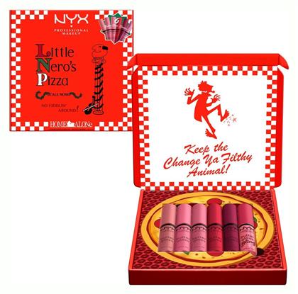 Nyx Professional Makeup Little Nero's Pizza Σετ Μακιγιάζ για τα Χείλη 6τμχ