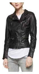 Oakwood Δερμάτινο Γυναικείο Biker Jacket Μαύρο