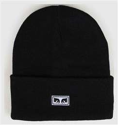 Obey Icon Eyes Ανδρικός Beanie Σκούφος σε Μαύρο χρώμα