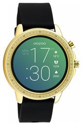 Oozoo Q00301 45mm Smartwatch με Παλμογράφο (Χρυσό)