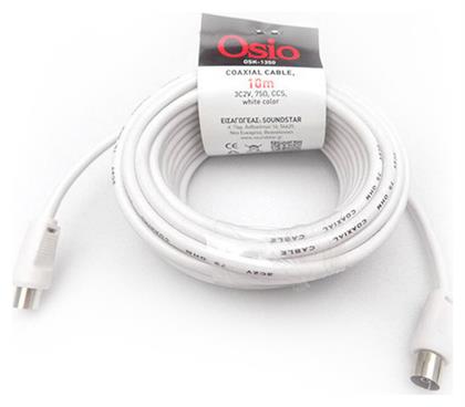 Osio Antenna Cable Coax male - Coax female 10m (OSK-1350) από το Esmarket