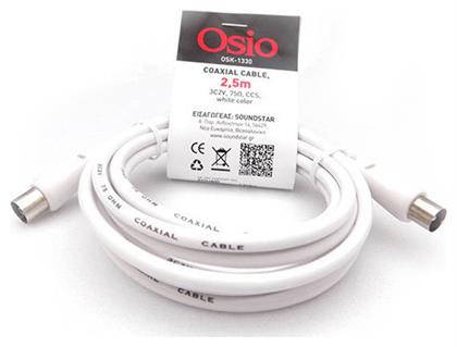 Osio Antenna Cable Coax male - Coax female 2.5m (OSK-1330) από το Esmarket