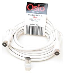 Osio Antenna Cable Coax male - Coax female 5m (OSK-1340) από το Esmarket