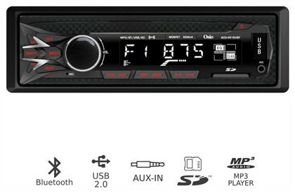 Osio Ηχοσύστημα 1 DIN με Bluetooth, USB & AUX