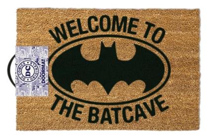 Out of the Blue Πατάκι Εισόδου από Κοκοφοίνικα Welcome To The Batcave Μπεζ 40x60εκ.