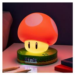 Paladone Ψηφιακό Ρολόι Επιτραπέζιο με Ξυπνητήρι Nintendo Super Mushroom PP10064NN