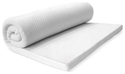 Palamaiki Ανώστρωμα White Comfort Υπέρδιπλο Memory Foam Eμποτισμένο με Αλόη , Αποσπώμενο Κάλυμμα & Λάστιχα Εφαρμογής 160x200x4εκ.