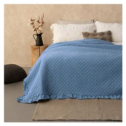 Palamaiki Jocelyn Κουβερλί Υπέρδιπλο Microfiber Blue 220x240cm