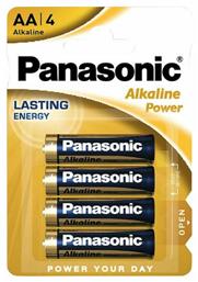 Panasonic Alkaline Power Μπαταρίες AA 1.5V 4τμχ από το Panora