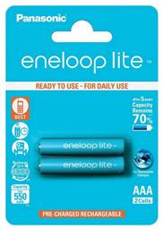 Panasonic Eneloop Lite Επαναφορτιζόμενες Μπαταρίες AAA Ni-MH 550mAh 1.2V 2τμχ από το e-shop