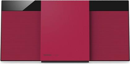 Panasonic Ηχοσύστημα 2.0 SC-HC304 20W με CD Player και Bluetooth Κόκκινο