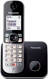 Panasonic KX-TG6851 Ασύρματο Τηλέφωνο με Aνοιχτή Aκρόαση Μαύρο