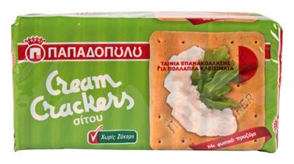 Παπαδοπούλου Crackers Cream Χωρίς Ζάχαρη 165gr