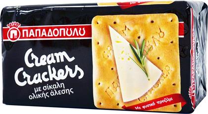 Παπαδοπούλου Crackers Cream με Γεύση Σίκαλης 175gr