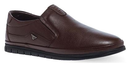 Parex Δερμάτινα Ανδρικά Slip-On Καφέ από το Parex