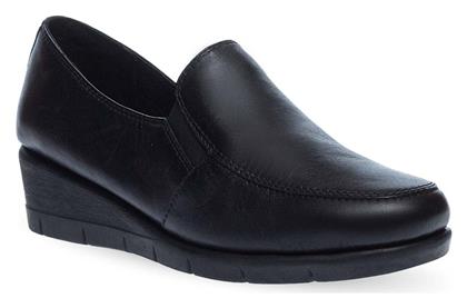 Parex Δερμάτινα Γυναικεία Slip-On Μαύρα από το Parex