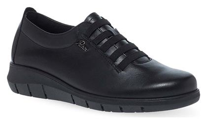 Parex Δερμάτινα Γυναικεία Slip-On Μαύρα από το Parex