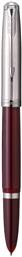 Parker 51 Core Burgundy Ct M Πένα Γραφής Medium Κόκκινη από Ατσάλι με Μπλε Μελάνι