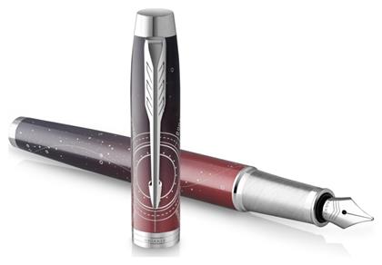 Parker I.M. Premium Special Edition Πένα Γραφής Medium Κόκκινη από Ορείχαλκο με Μπλε Μελάνι