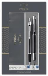 Parker I.M Σετ Στυλό Ballpoint με Πένα από Ατσάλι Laque Black CT (σε Χάρτινη Κασετίνα) από το GreekBooks