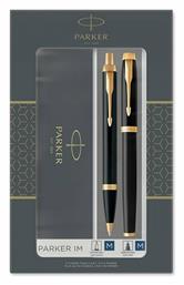 Parker I.M Σετ Στυλό Ballpoint με Πένα από Ατσάλι Laque Black (σε Χάρτινη Κασετίνα)