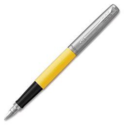 Parker Jotter Original Πένα Γραφής Fine Κίτρινη από Ατσάλι με Μπλε Μελάνι από το GreekBooks