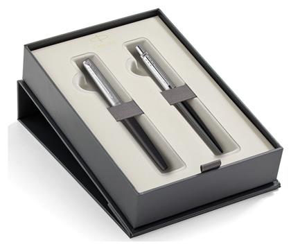 Parker Jotter Σετ Στυλό Rollerball από Ατσάλι Black CT σε Θήκη (σε Χάρτινη Κασετίνα) από το GreekBooks