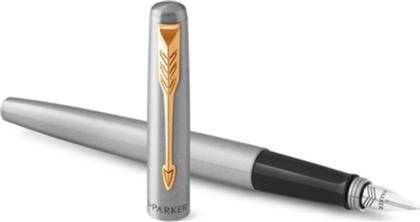 Parker Πένα Γραφής Medium Ασημί από Ατσάλι με Μπλε Μελάνι