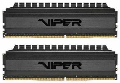 Patriot Viper 4 Blackout 16GB DDR4 RAM με 2 Modules (2x8GB) και Ταχύτητα 3200 για Desktop