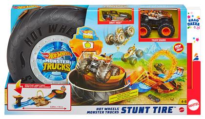 Παιχνιδολαμπάδα Monster Trucks Πίστα Super Ρόδα για 4+ Ετών Hot Wheels από το Moustakas Toys