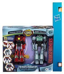 Παιχνιδολαμπάδα Transformers EarthSpark Cyber-Combiner Set 1 Terran Twitch & Robby Malto Figure για 8+ Ετών Hasbro