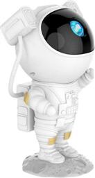 Παιδικό Φωτιστικό Projector Astronaut με Εναλλαγές Χρωματισμών Λευκό 12x11.3x22.8εκ. από το Public