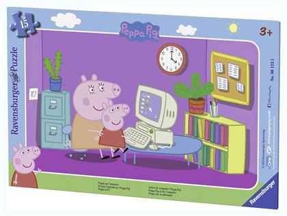 Παιδικό Puzzle Peppa Pig 15pcs για 3+ Ετών Ravensburger