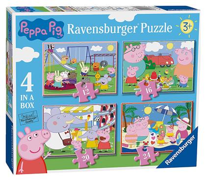 Παιδικό Puzzle Peppa Pig 4 in a Box 72pcs Ravensburger από το Moustakas Toys