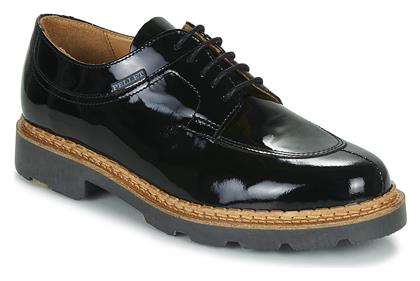 Pellet Luron Δερμάτινα Γυναικεία Oxfords σε Μαύρο Χρώμα από το Spartoo