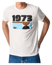 Pepe Jeans Ανδρικό T-shirt Natural με Στάμπα