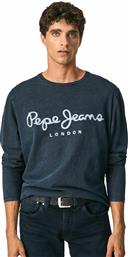 Pepe Jeans Essential Ανδρική Μπλούζα Μακρυμάνικη Indigo από το Tobros