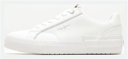 Pepe Jeans Γυναικεία Sneakers Άσπρο