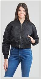 Pepe Jeans Κοντό Γυναικείο Bomber Jacket Μαύρο από το Spartoo