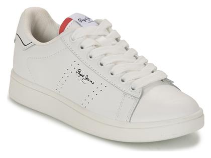 Pepe Jeans Παιδικά Sneakers Player Basic B Λευκά από το Modivo