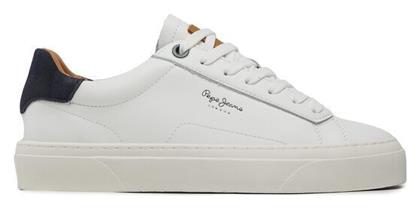 Pepe Jeans Yogi Original 23 Ανδρικά Sneakers Λευκά από το Tsakiris Mallas