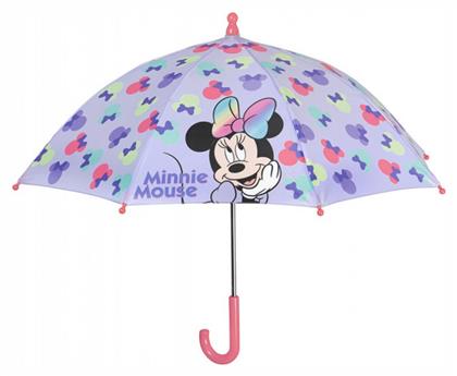 Perletti Παιδική Ομπρέλα Μπαστούνι Minnie Μωβ