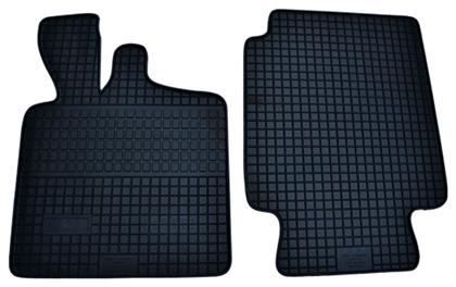 Petex Μπροστινά Πατάκια 2τμχ από Λάστιχο για Smart ForTwo Μαύρα