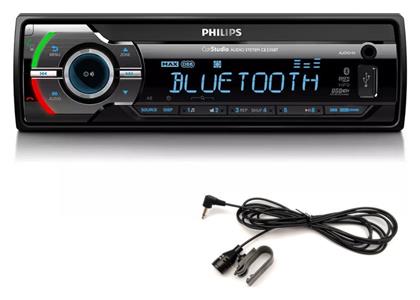 Philips CE235BT/GRS Ηχοσύστημα Αυτοκινήτου 1DIN με Εξωτερικό Μικρόφωνο (Bluetooth/USB)