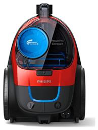 Philips Ηλεκτρική Σκούπα 750W με Κάδο 1.5lt Κόκκινη