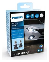 Philips Λάμπες Αυτοκινήτου Ultinon Pro 3022 H4 LED 6000K Ψυχρό Λευκό 24V 2τμχ