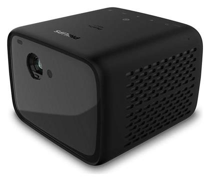 Philips PicoPix MaxTV Mini Projector Full HD Λάμπας LED με Wi-Fi και Ενσωματωμένα Ηχεία Μαύρος