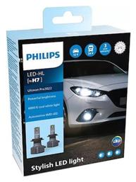 Philips Ultinon Pro 3022 Λάμπες H7 LED Ψυχρό Λευκό 2τμχ