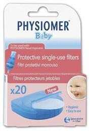 Physiomer Baby Protective Single Use Filters Ανταλλακτικά Ρινικού Αποφρακτήρα για Βρέφη και Παιδιά 20τμχ από το Pharm24