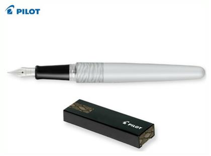 Pilot Πένα Γραφής Medium 0.58mm Λευκή με Μπλε Μελάνι